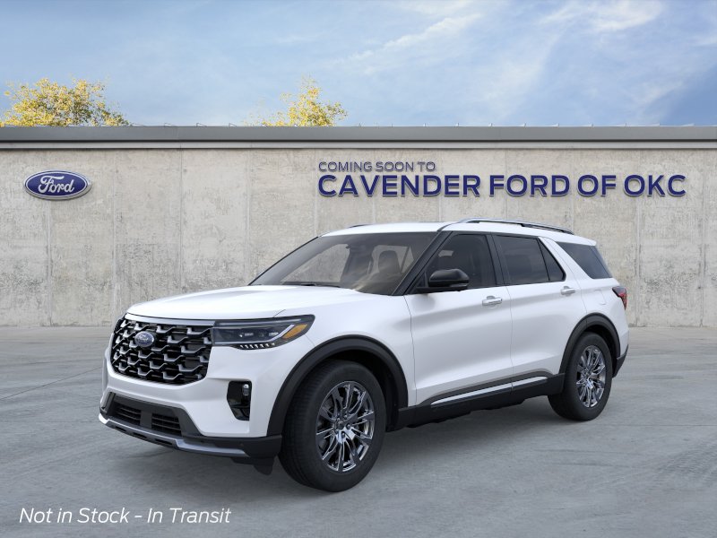 Star White Metallic Tri-Coat 2026 Ford Explorer SUV / Crossover Rear-Wheel Drive Automatic
