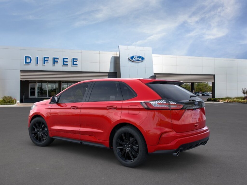 New 2024 Rapid Red Metallic Tinted Clearcoat Ford Edge SUV U24018 Near OKC