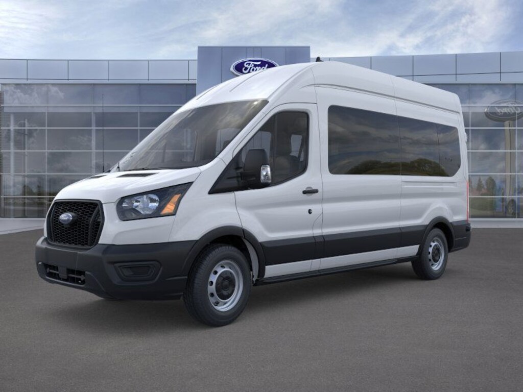 New 2025 Ford Transit Commercial Passenger Van XL Wagon High Roof Van