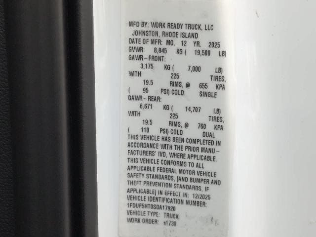 new 2025 Ford Super Duty F-550 DRW car, priced at $94,800