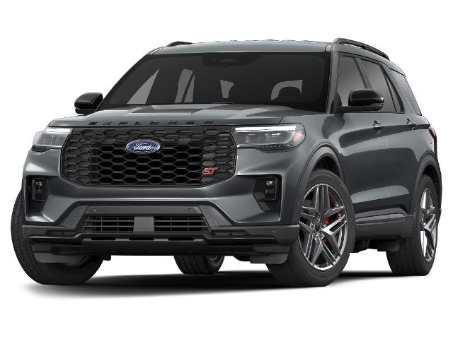 New 2025 Ford Explorer ST SUV Carbonized Gray Metallic For Sale in 