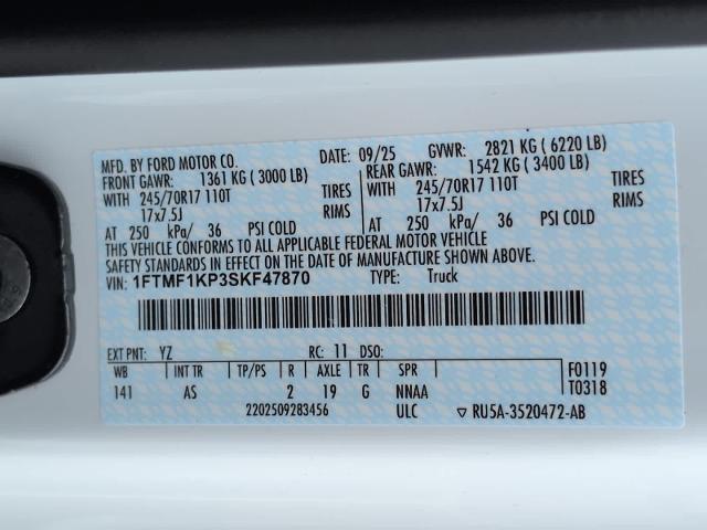 new 2025 Ford F-150 car, priced at $39,056