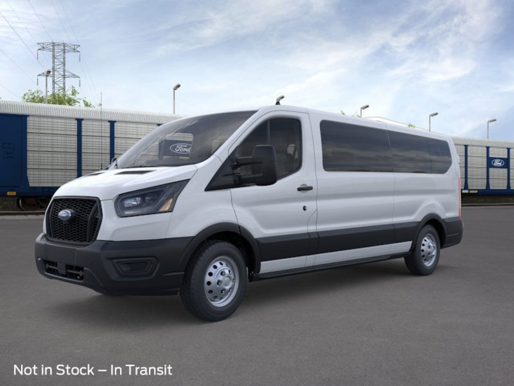 New 2025 Ford Transit Commercial Passenger Van XL Wagon Low Roof Van
