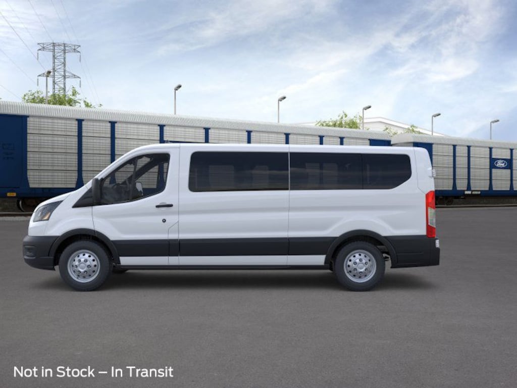 New 2025 Ford Transit Commercial Passenger Van XL Wagon Low Roof Van
