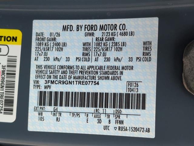 new 2026 Ford Bronco Sport car, priced at $38,515