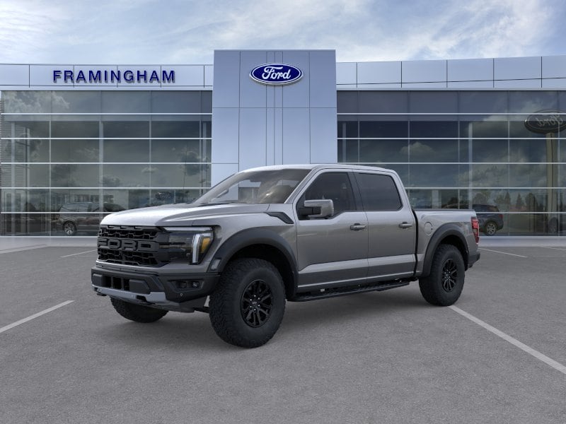 Carbonized Gray Metallic 2025 Ford F-150 Raptor SuperCrew 4WD Pickup Truck Four-Wheel Drive Automatic
