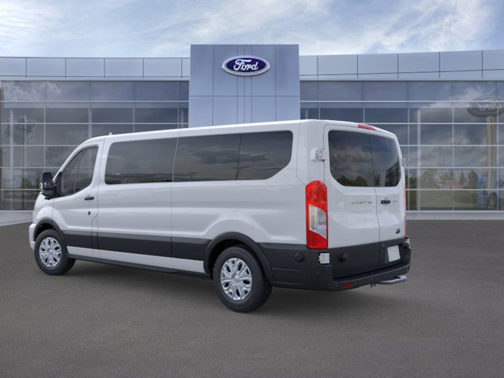New 2024 Ford Transit Commercial Passenger Van XLT Wagon Low Roof Van