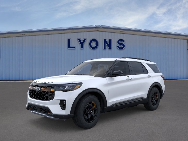 Star White Metallic Tri-Coat 2026 Ford Explorer Tremor AWD SUV / Crossover All-Wheel Drive Automatic
