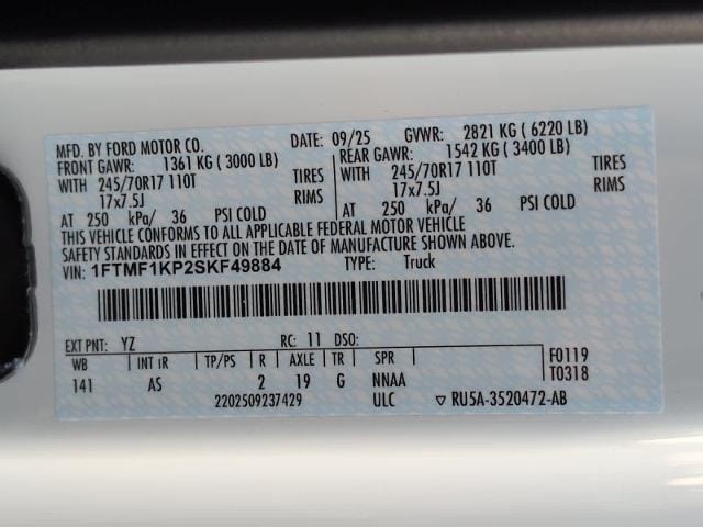 new 2025 Ford F-150 car, priced at $39,056