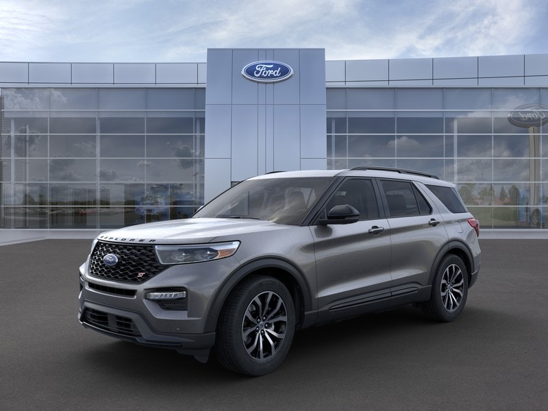 New 21 Ford Explorer St Suv In Carbonized Gray For Sale Merrillville In Stock G3954