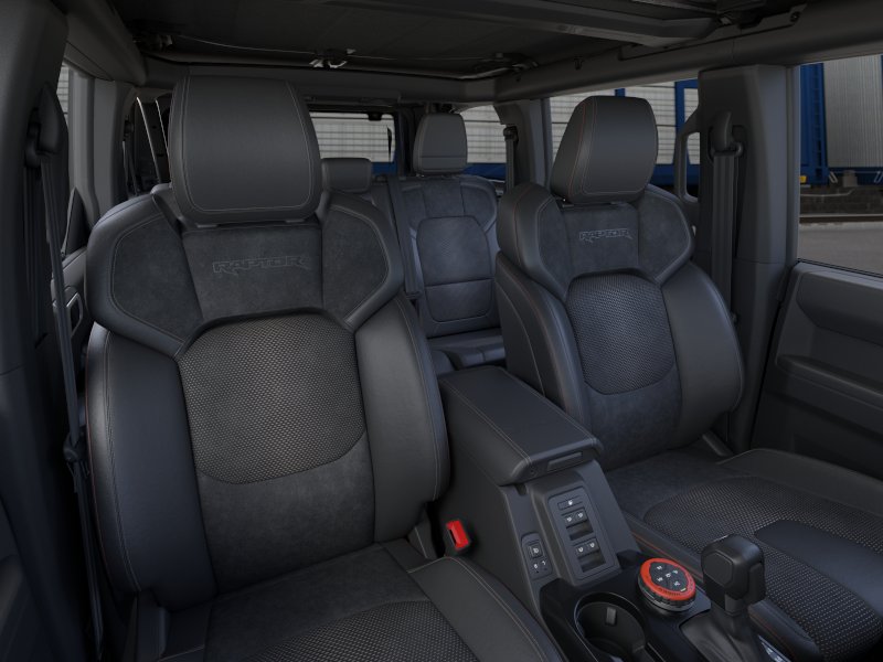 2026 Ford Bronco Raptor in Shadow Black — front three-quarter view