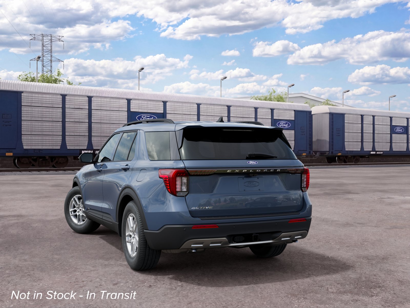 New 2027 Ford Explorer SUV 4DR RWD Active Vapor Blue For Sale