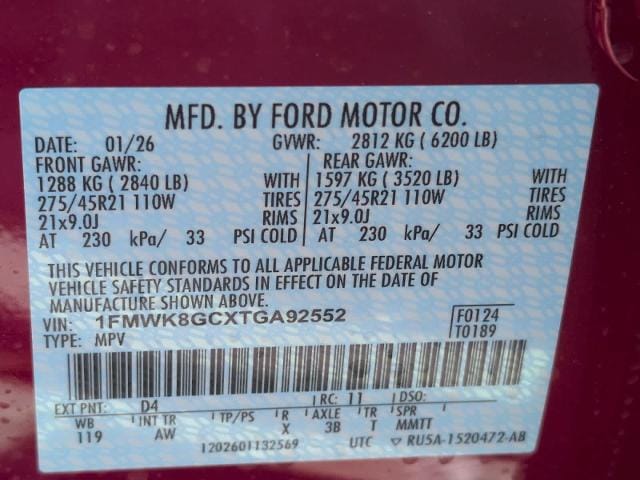 new 2026 Ford Explorer car, priced at $64,205