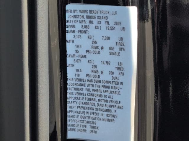 new 2026 Ford Super Duty F-550 DRW car, priced at $78,145