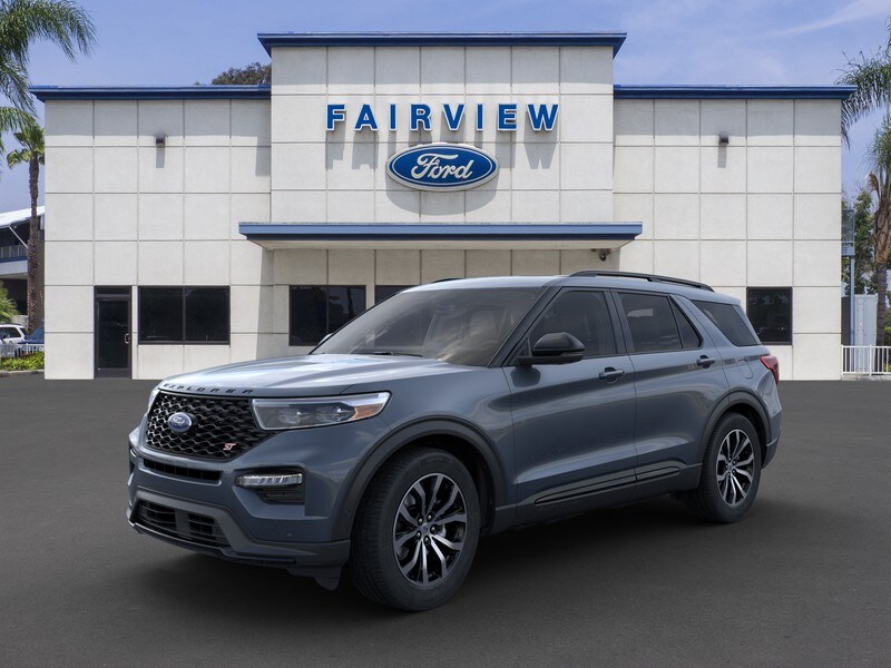 New 21 Ford Explorer Suv St Infinite Blue For Sale In San Bernardino Ca Stock