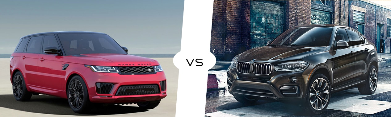 2018 Land Rover Range Rover Sport Vs. 2018 BMW X6