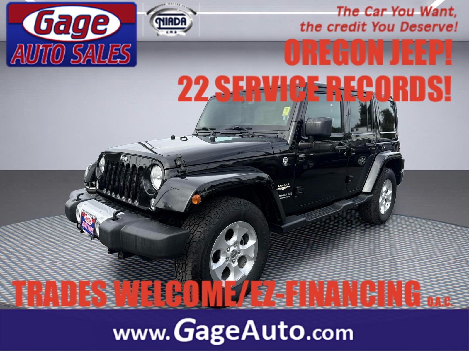 Used 2014 Jeep Wrangler Unlimited Sahara SUV