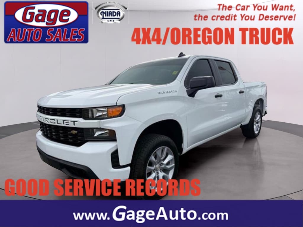 Used 2020 Chevrolet Silverado 1500 Custom Truck Crew Cab