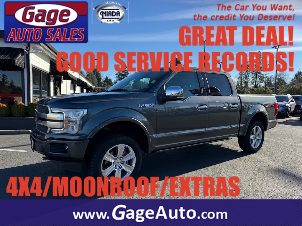 Used 2018 Ford F-150 Platinum Truck SuperCrew Cab