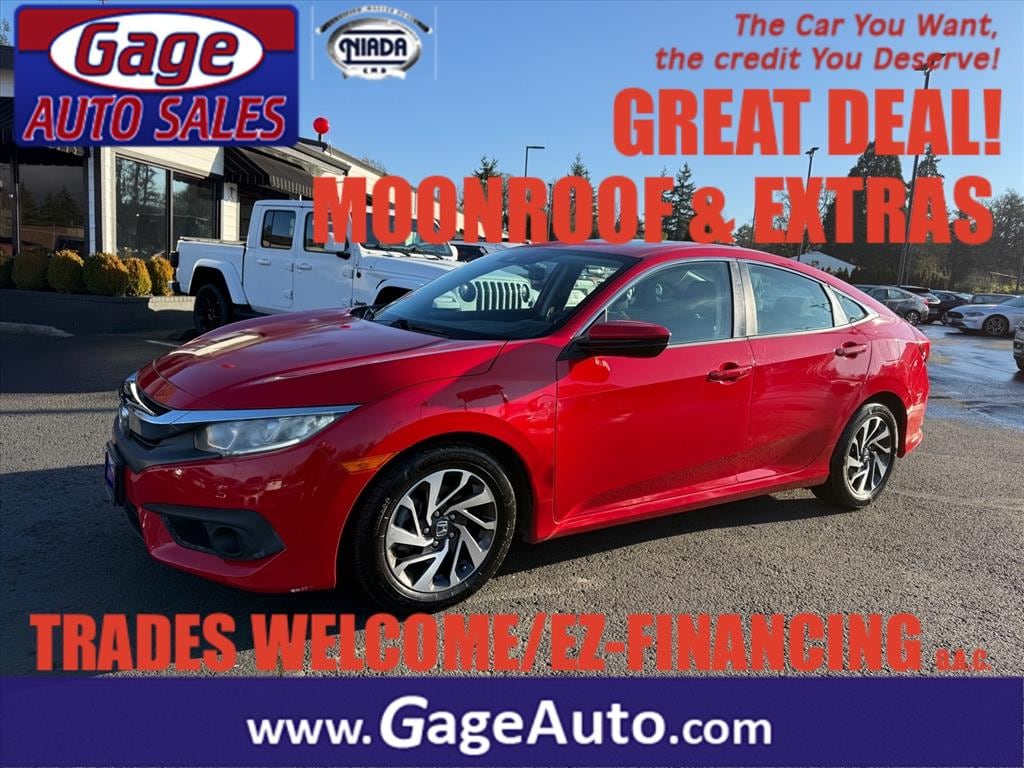 Used 2016 Honda Civic EX w/Honda Sensing Sedan