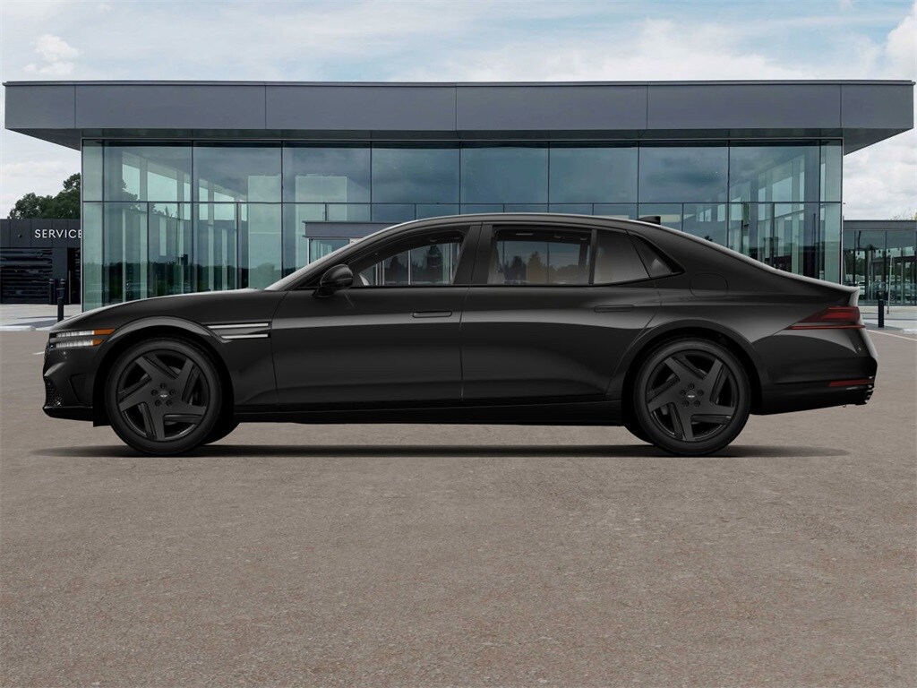 New 2026 Genesis G90 3.5T e-SC Prestige Black Sedan