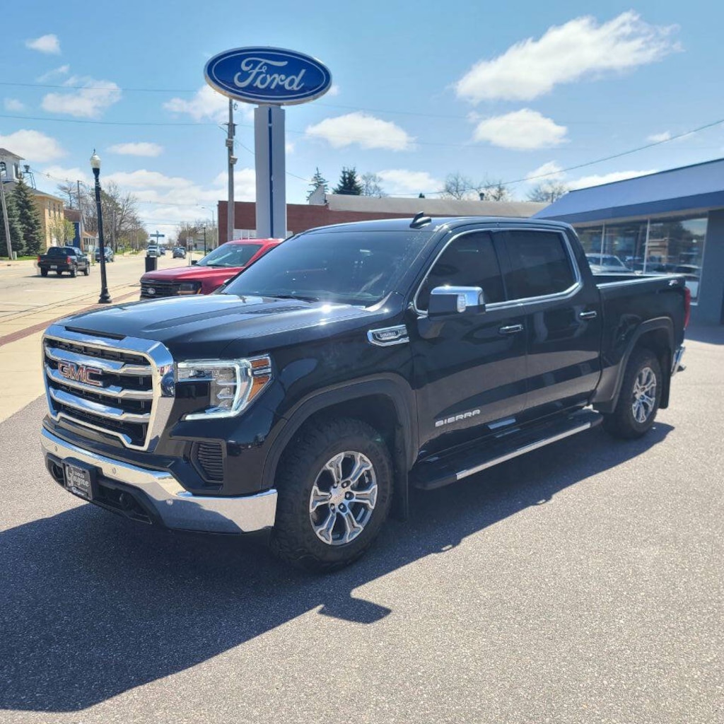 Used 2021 GMC Sierra 1500 SLE 4x4 4dr Crew Cab 5.8 ft. SB Pickup Truck