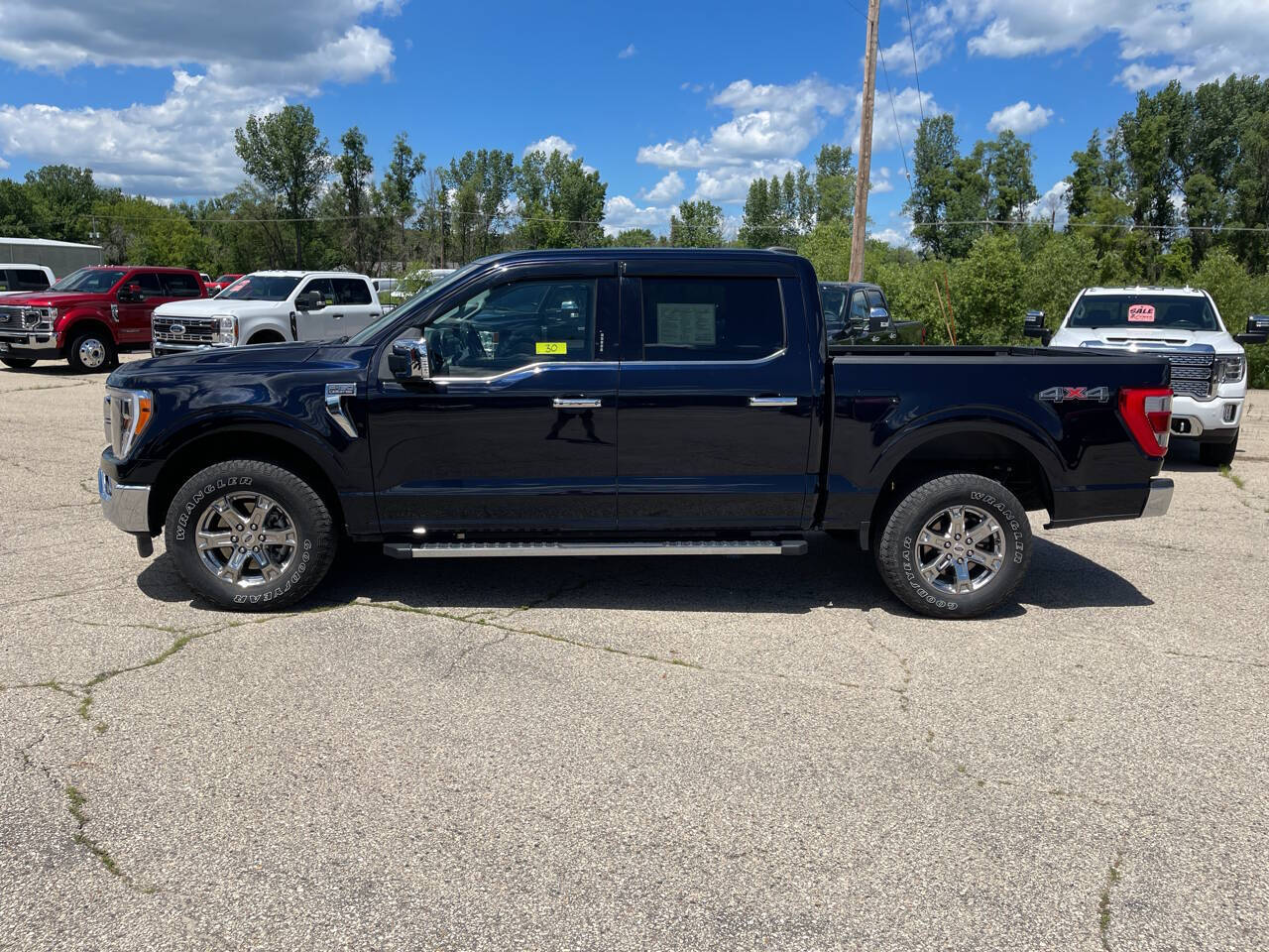 Used 2021 Ford F-150 Lariat with VIN 1FTFW1E8XMFB25717 for sale in Princeton, WI