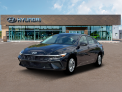 2026 Hyundai Elantra Hybrid Blue Sedan