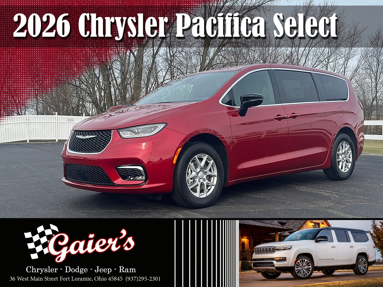 2026 Chrysler Pacifica Select's photo
