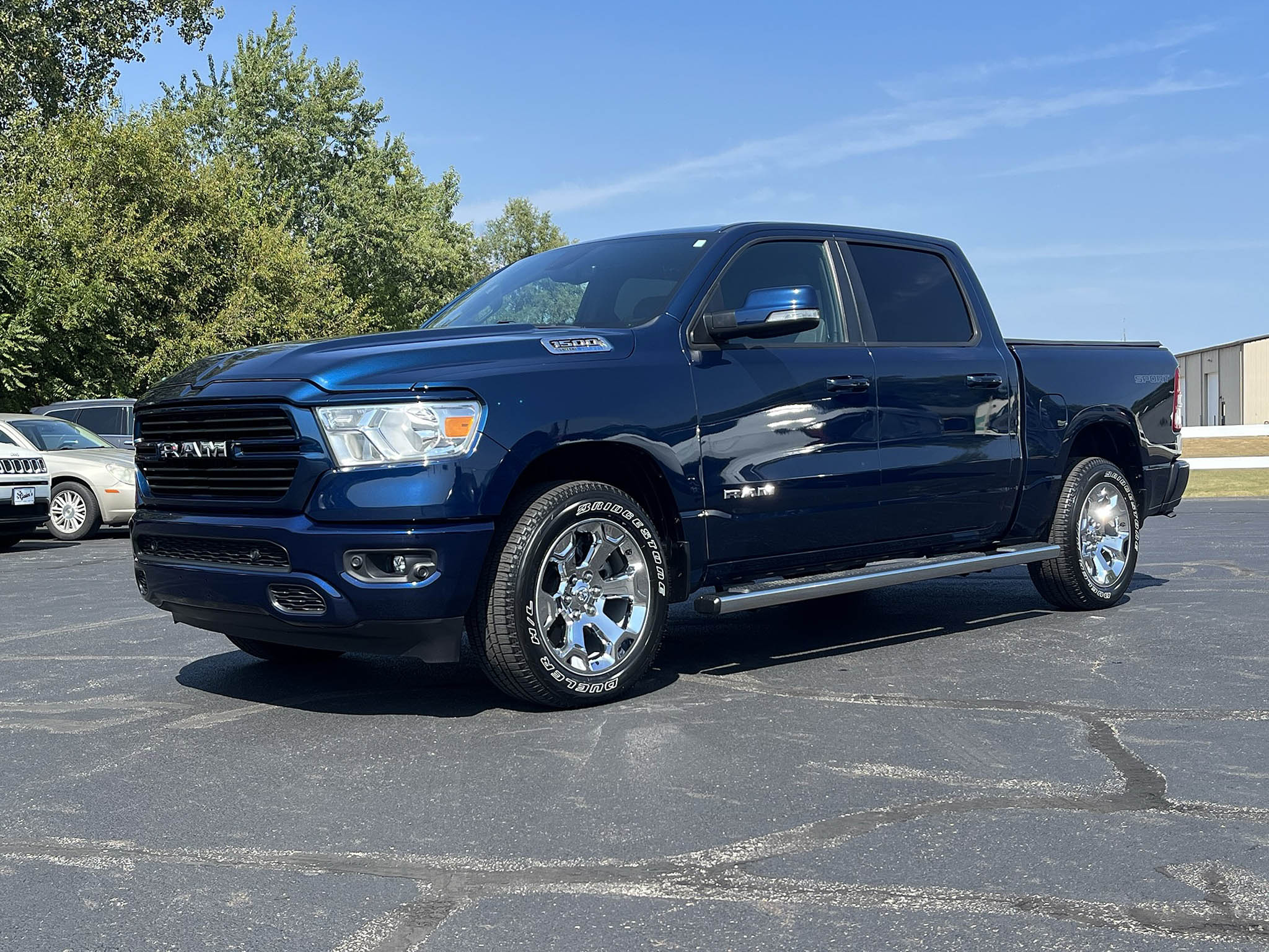 Used 2021 RAM Ram 1500 Pickup Big Horn/Lone Star with VIN 1C6SRFFT1MN809428 for sale in Fort Loramie, OH