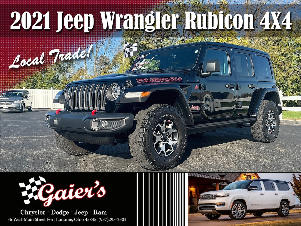 Used 2021 Jeep Wrangler Unlimited Rubicon SUV