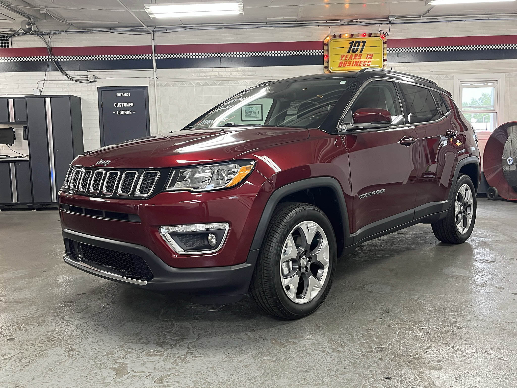 Used 2021 Jeep Compass Limited with VIN 3C4NJDCB9MT536719 for sale in Fort Loramie, OH