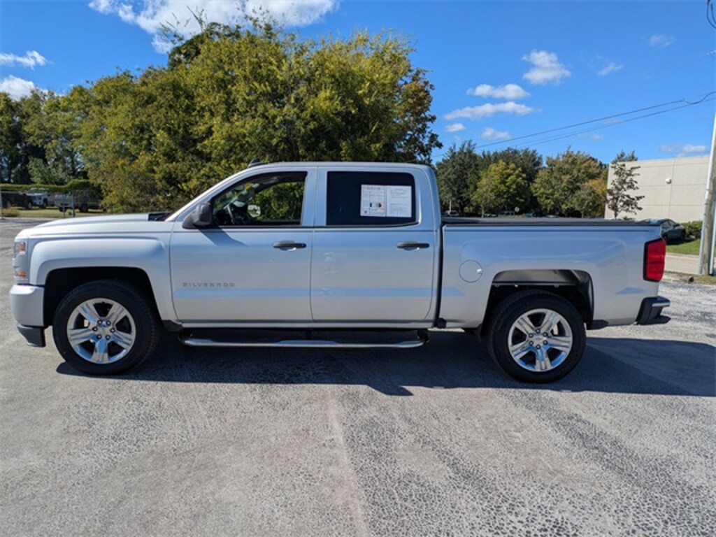 Used 2018 Chevrolet Silverado 1500 Silverado Custom Truck Crew Cab