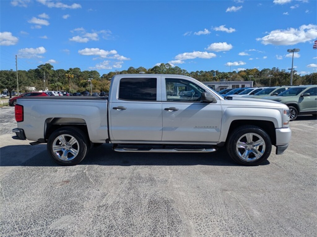 Used 2018 Chevrolet Silverado 1500 Silverado Custom Truck Crew Cab