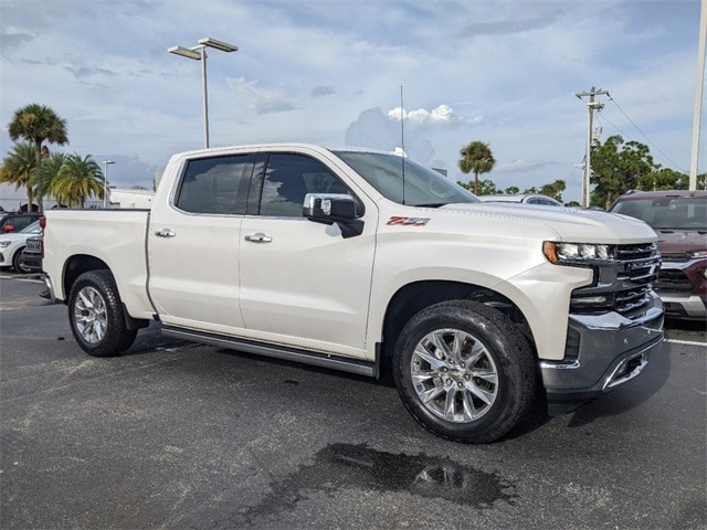 Used 2020 Chevrolet Silverado 1500 LTZ with VIN 1GCUYGEL3LZ229181 for sale in Fort Myers, FL