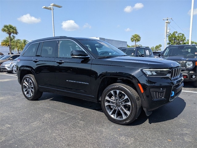 Used 2023 Jeep Grand Cherokee Overland 4xe with VIN 1C4RJYD69P8786779 for sale in Fort Myers, FL