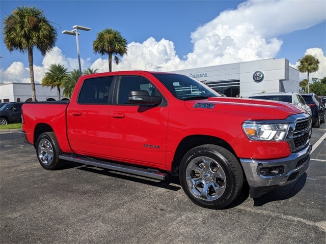 Used 2022 RAM Ram 1500 Pickup Big Horn/Lone Star with VIN 1C6SRFFT8NN403664 for sale in Fort Myers, FL