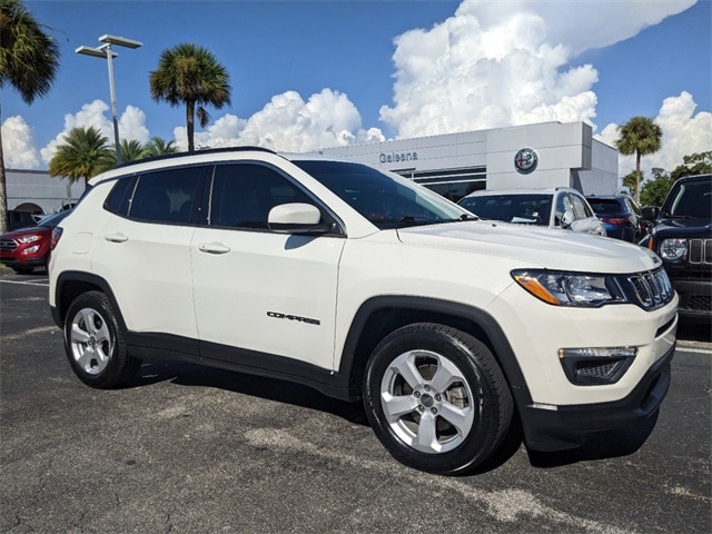 Used 2021 Jeep Compass Latitude with VIN 3C4NJCBBXMT581065 for sale in Fort Myers, FL