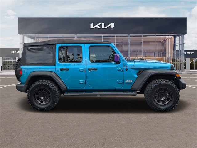 Used 2020 Jeep Wrangler Unlimited Sport with VIN 1C4HJXDG4LW144037 for sale in Fort Myers, FL