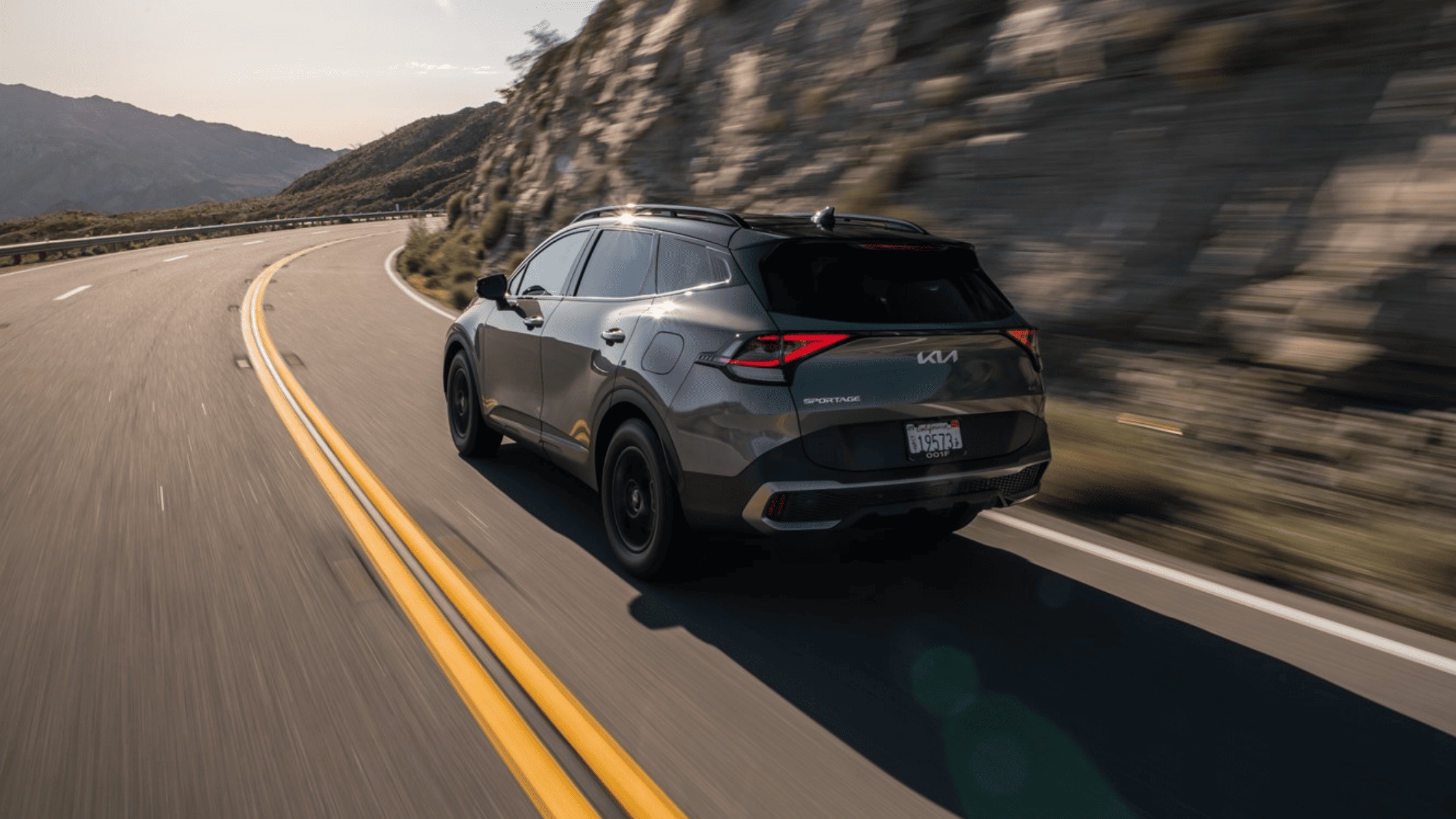 2025 Kia Sportage SUV kicking up dirt off-road near Cape Coral