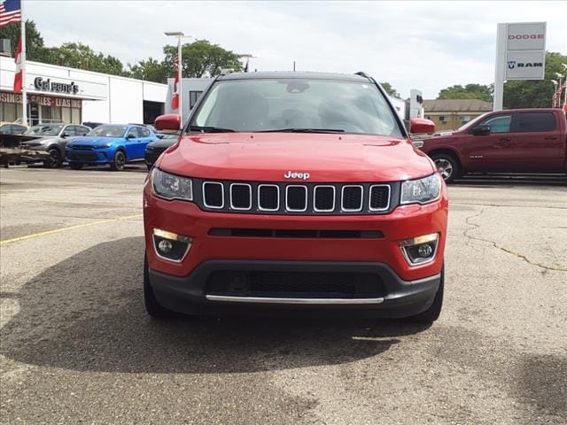 Used 2021 Jeep Compass Limited with VIN 3C4NJDCB0MT531036 for sale in Warren, MI