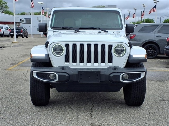 Used 2018 Jeep All-New Wrangler Unlimited Sahara with VIN 1C4HJXEG2JW161513 for sale in Warren, MI