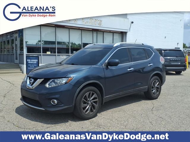 Used 2016 Nissan Rogue SL with VIN KNMAT2MV3GP678076 for sale in Warren, MI