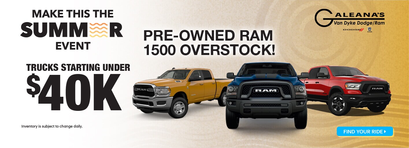 Galeana's Van Dyke Dodge Ram in Warren l Detroit Area