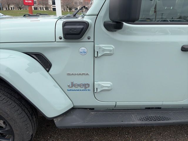 Used 2023 Jeep Wrangler 4xe Sahara 4XE with VIN 1C4JJXP67PW554809 for sale in Warren, MI
