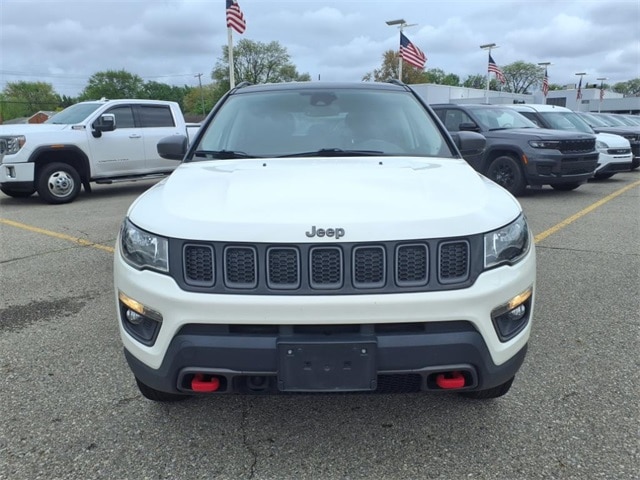 Used 2021 Jeep Compass Trailhawk with VIN 3C4NJDDB3MT547973 for sale in Warren, MI