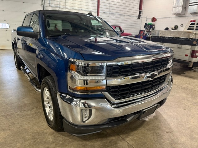 Blue 2017 Chevrolet Silverado 1500 Pickup Truck Four-Wheel Drive Automatic