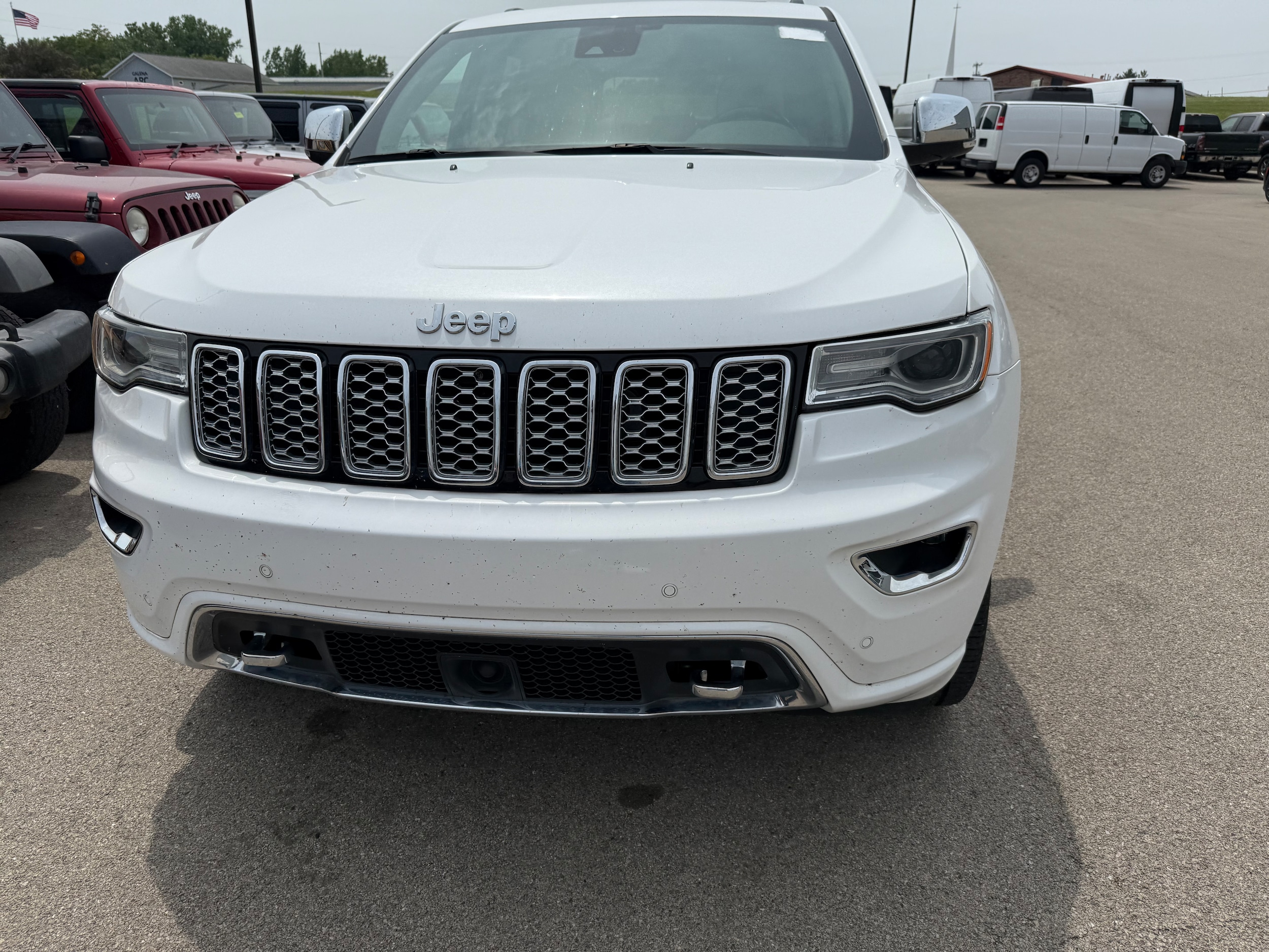 Used 2021 Jeep Grand Cherokee Overland with VIN 1C4RJFCG7MC639206 for sale in Galena, IL