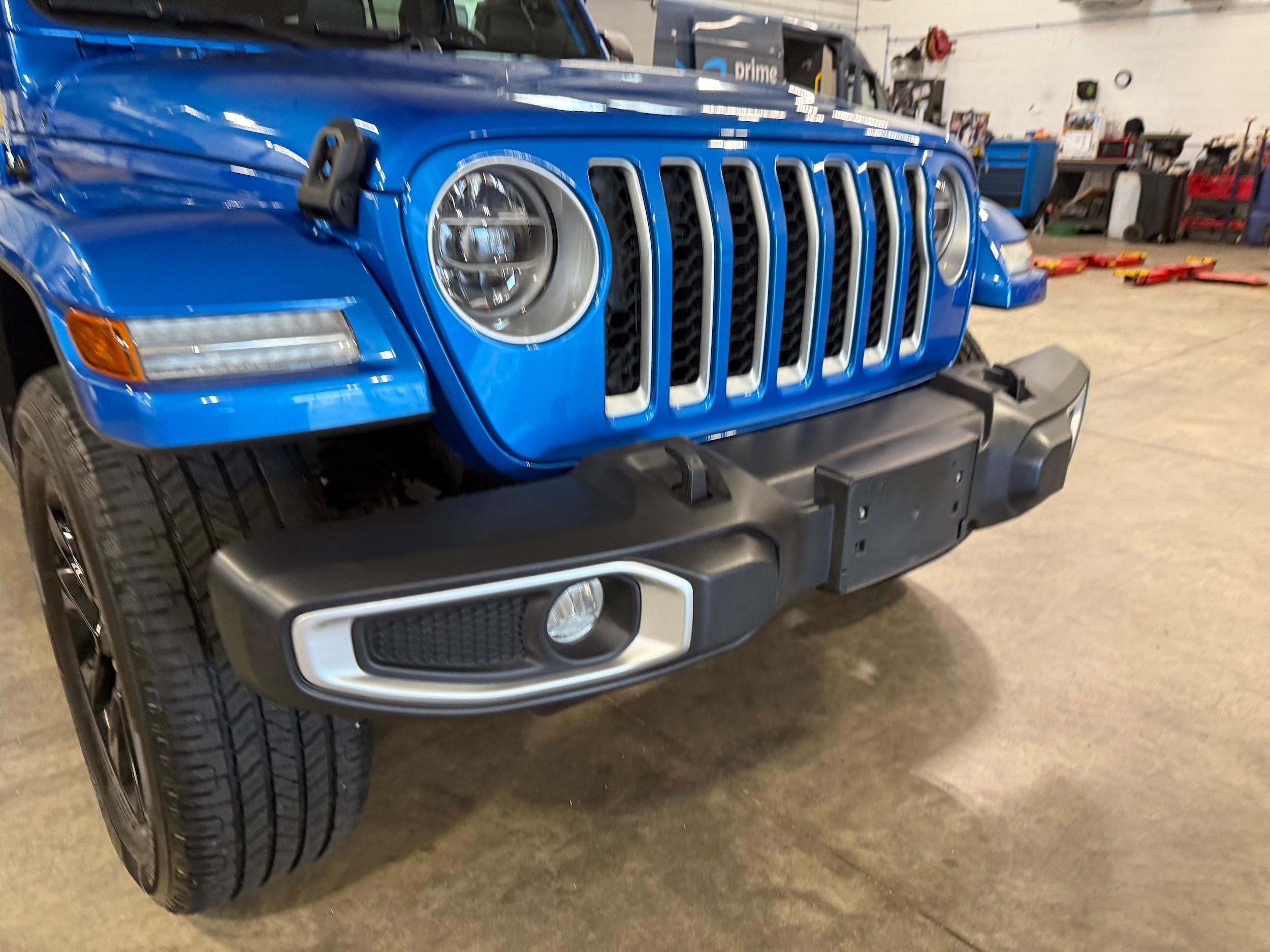 Used 2021 Jeep Wrangler Unlimited Sahara 4XE with VIN 1C4JJXP61MW725307 for sale in Galena, IL