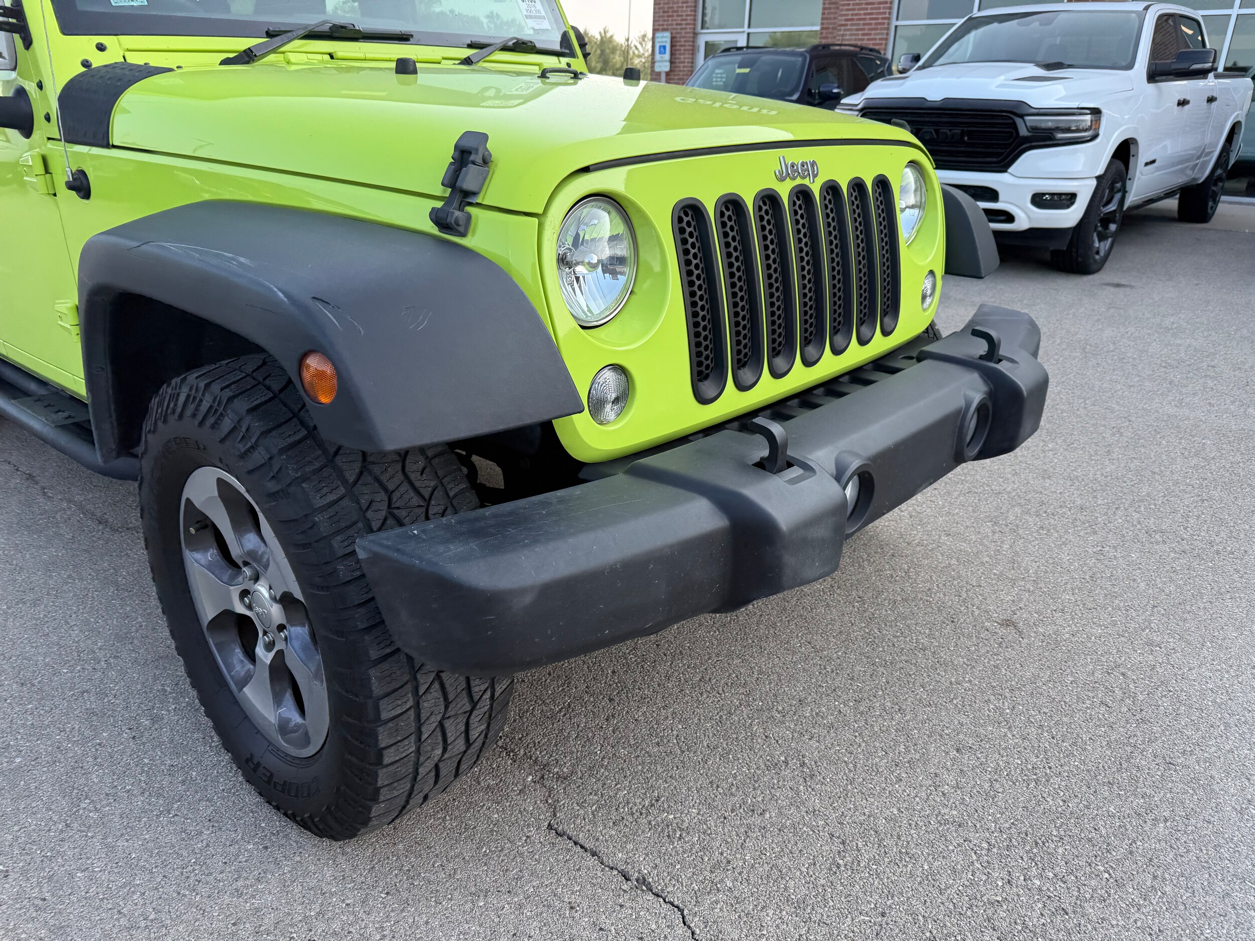 Used 2016 Jeep Wrangler Unlimited Sport with VIN 1C4BJWKG9GL293604 for sale in Galena, IL